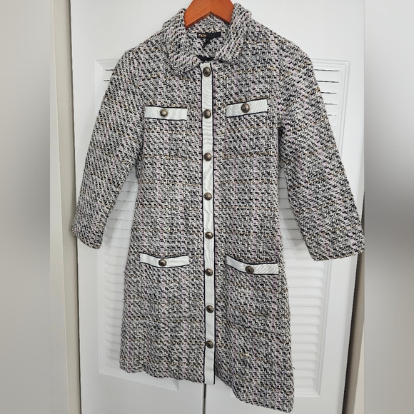 MAJE Renatola Tweed Shirt Dress (Pre-loved) - Picture 15 of 15